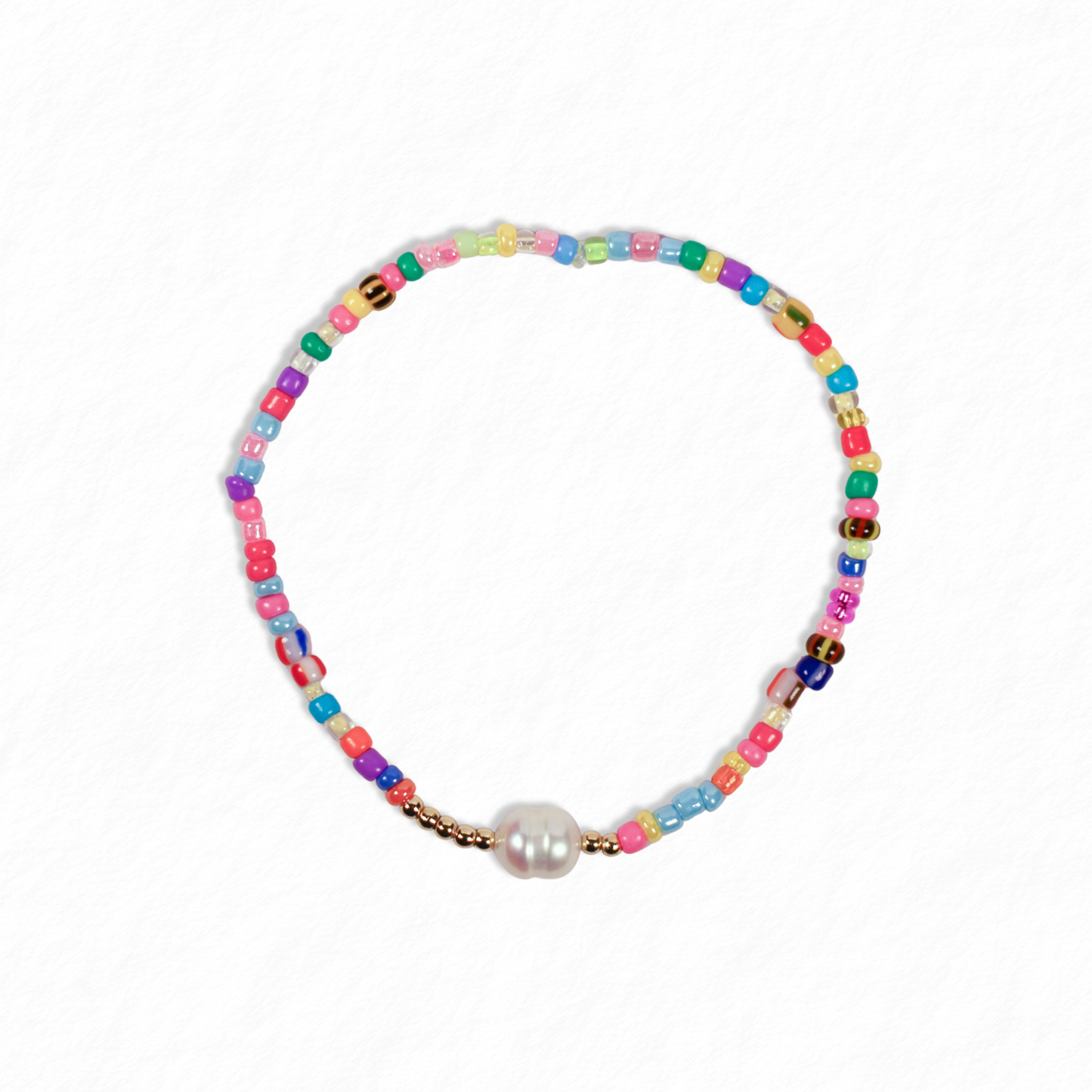 Color Block Bead Bracelet