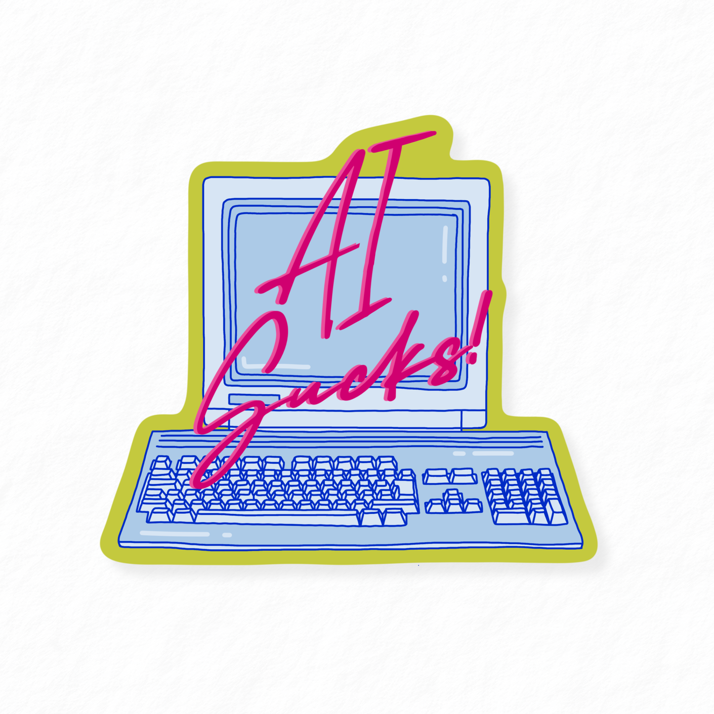 AI Sucks! Sticker