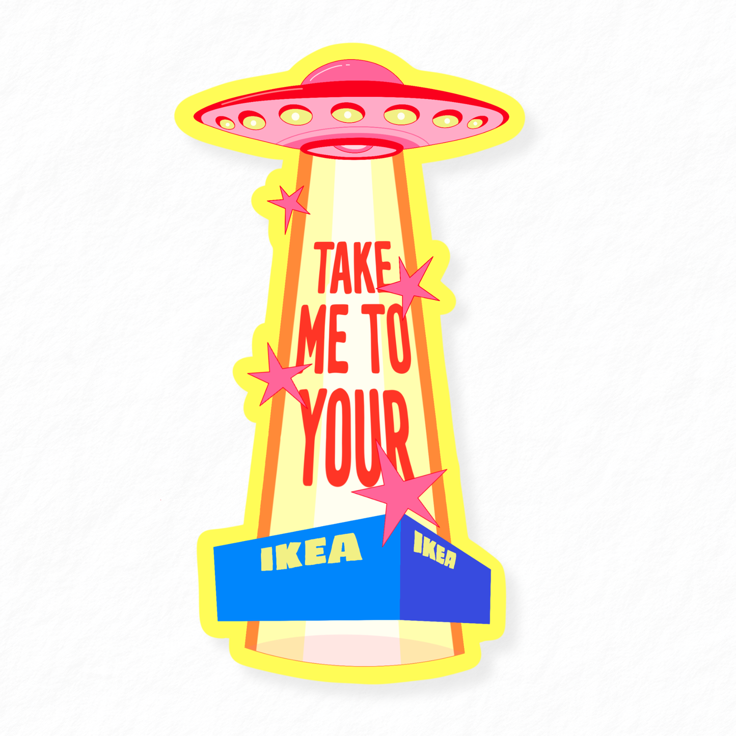 Ikea UFO Sticker