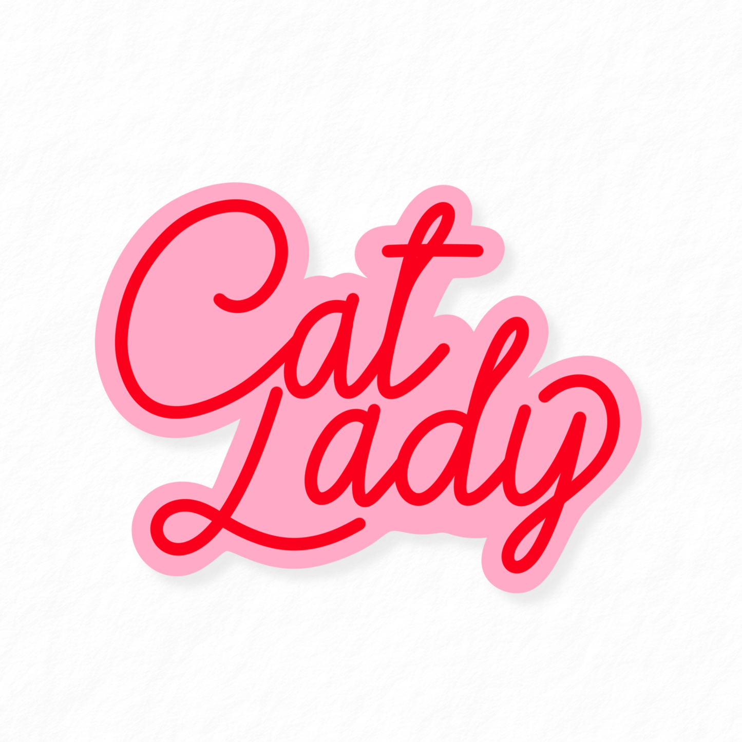 Cat Lady Sticker