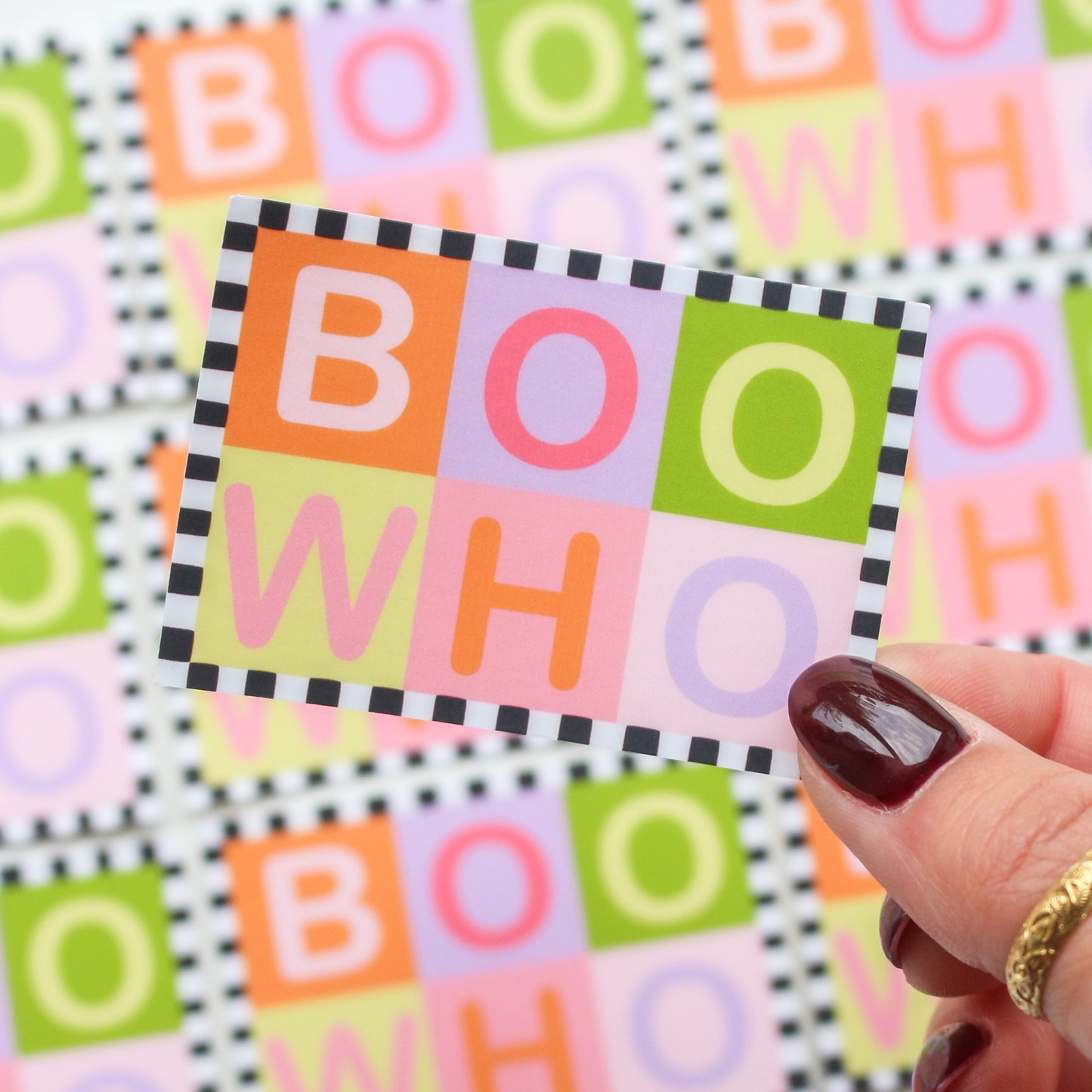 Boo Hoo Sticker