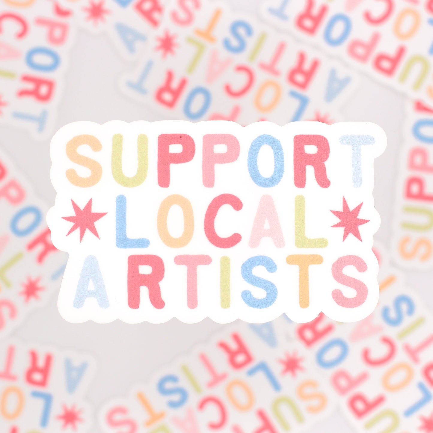 Support Local Artists Sticker