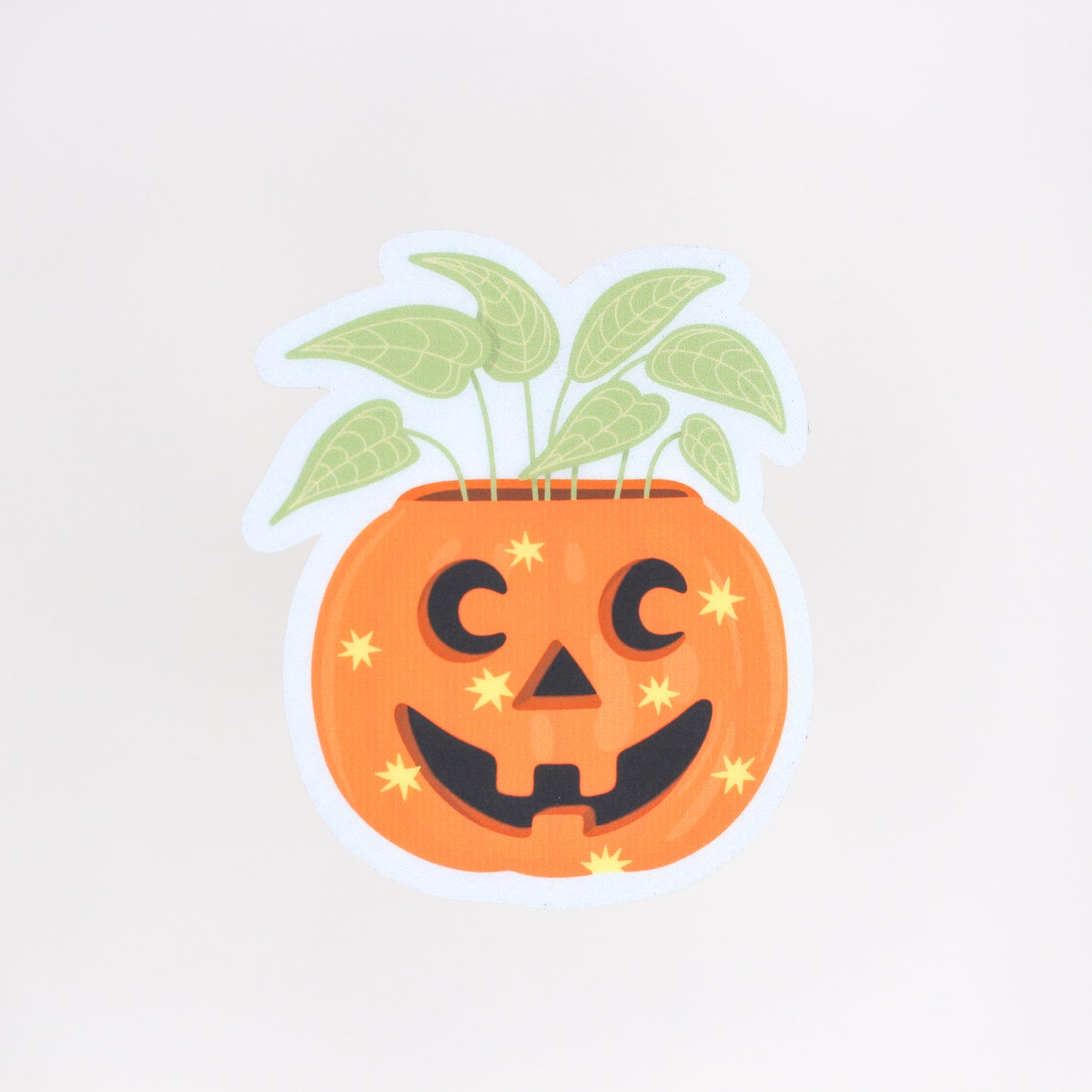 Jack-o-planter Sticker