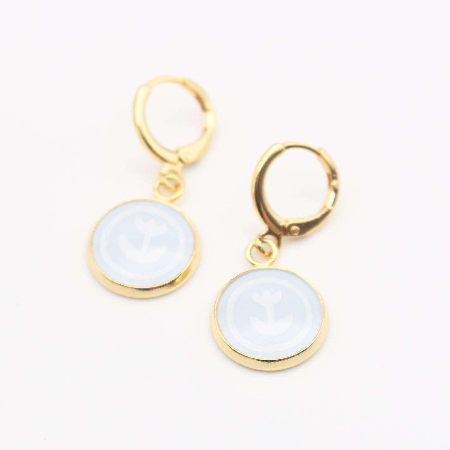 Blue Tulip Earrings