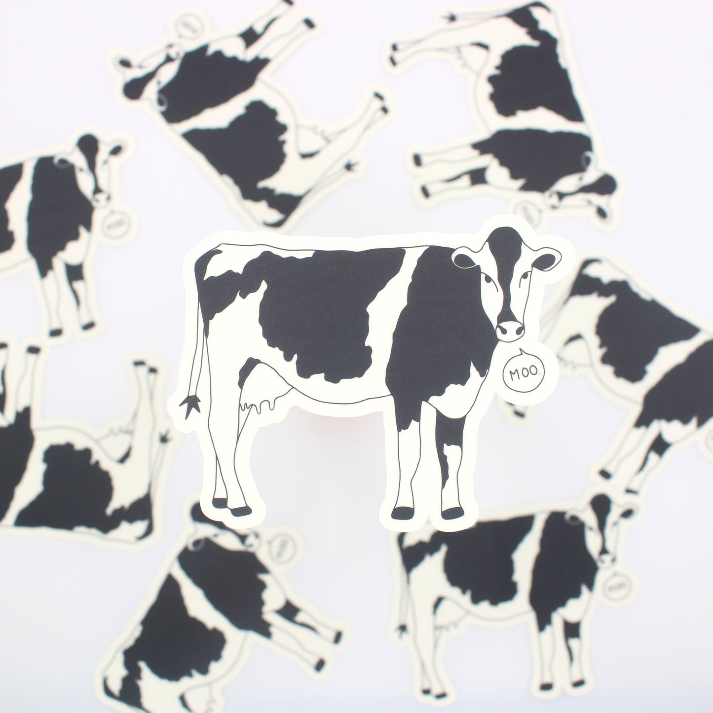Moo Sticker