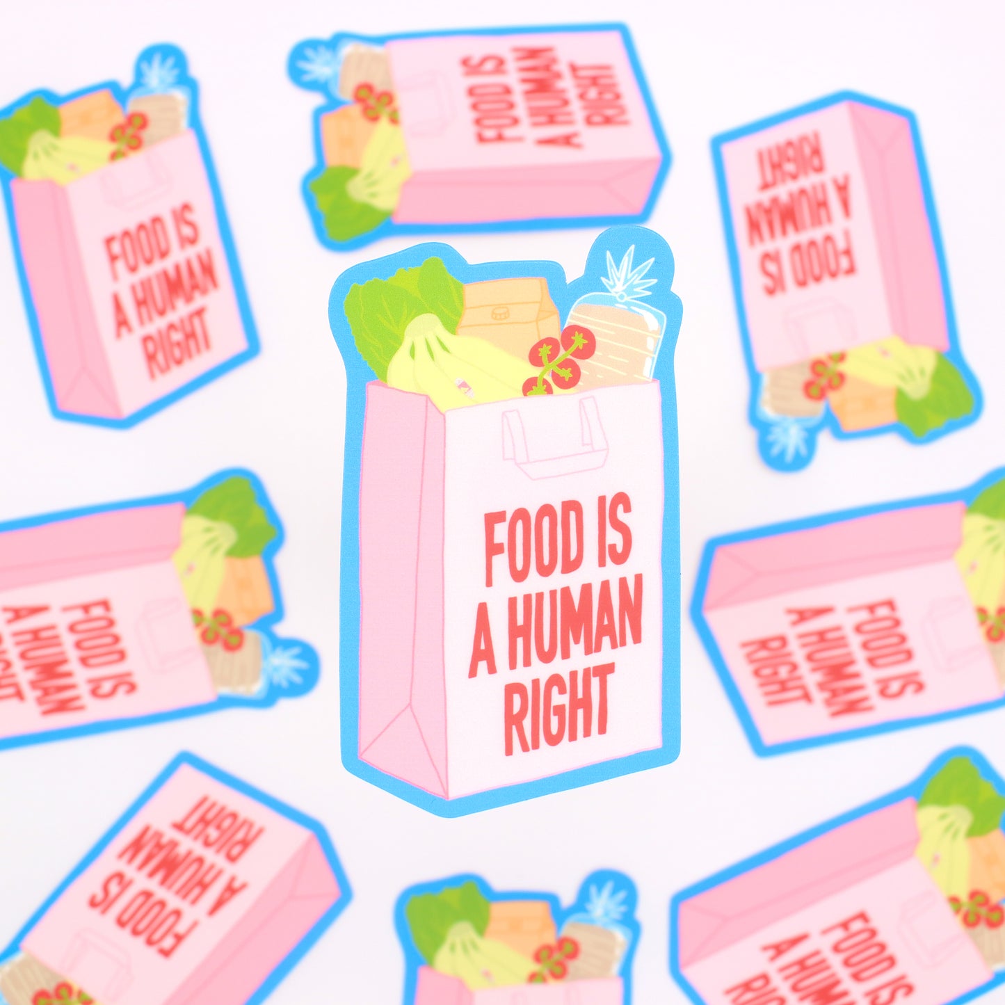 Food is a Right Sticker