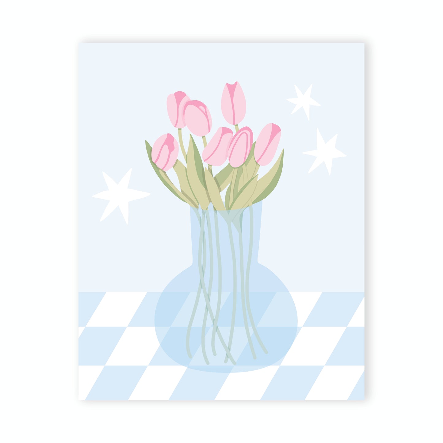 Tulip Vase Print