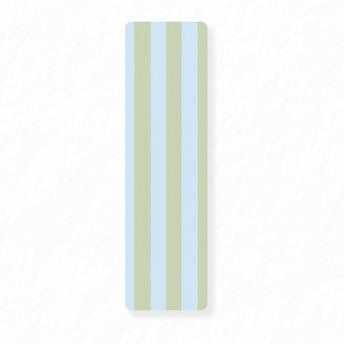 Blue + Green Stripes Bookmark