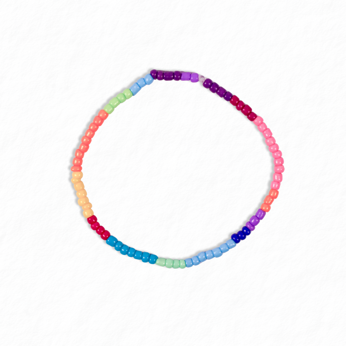 Color Block Bead Bracelet