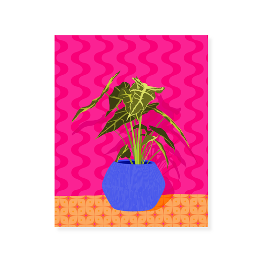 Bright Planter Print