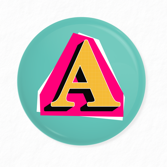 A - F Letter Magnets