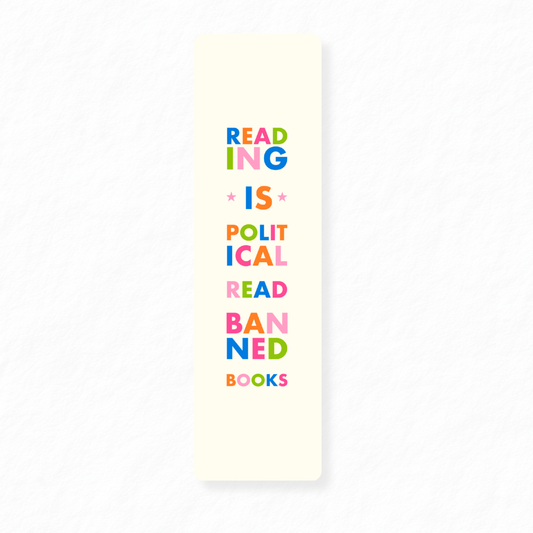 Reading is Political Bookmark