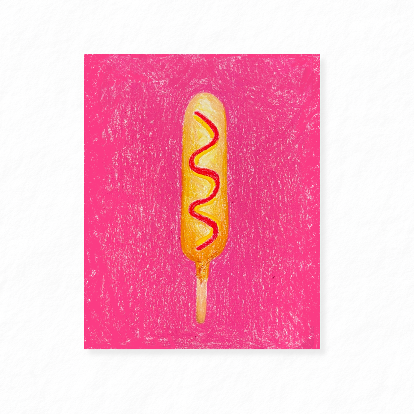 Corn Dog (Vegan) Print