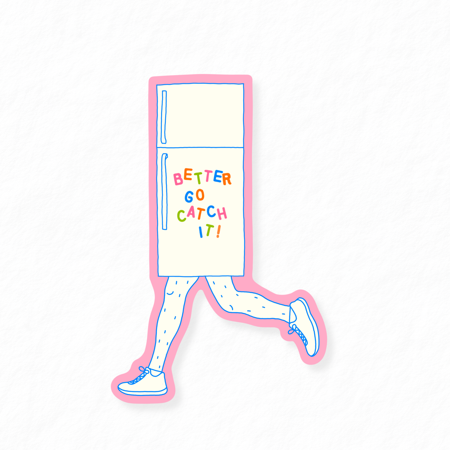 Your Fridge is Running Sticker