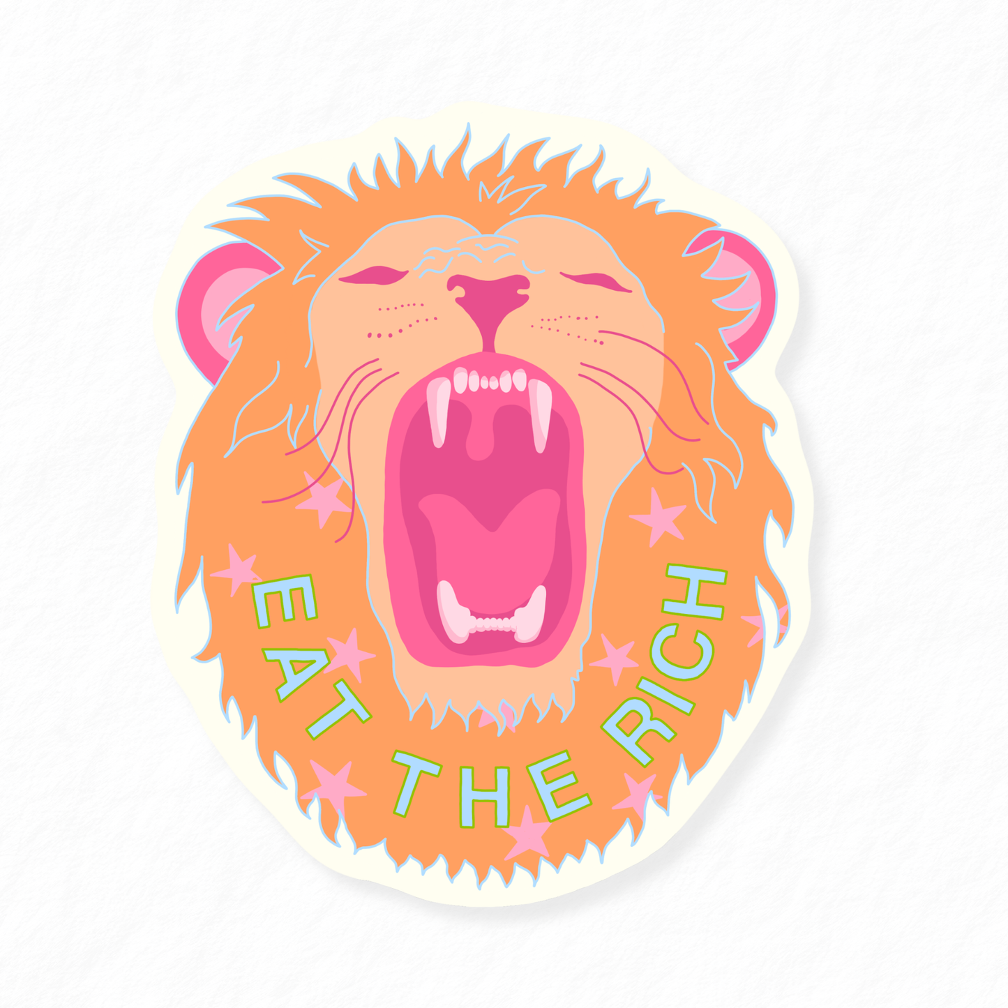 Eat the Rich Sticker