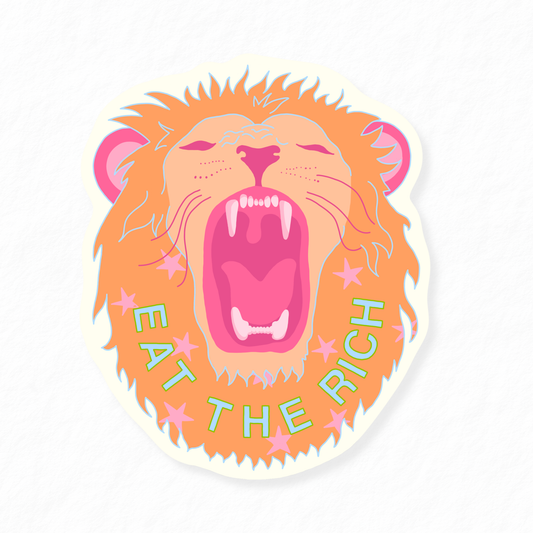Eat the Rich Sticker