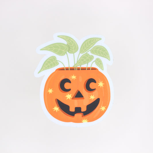 Jack-o-planter Sticker