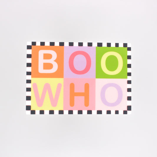 Boo Hoo Sticker