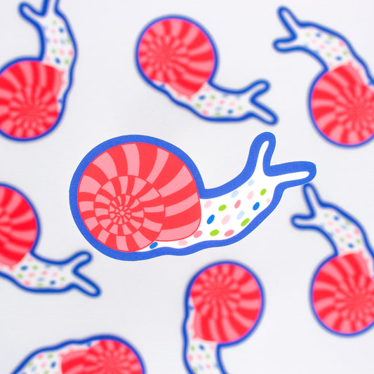 Rainbow Snail Sticker