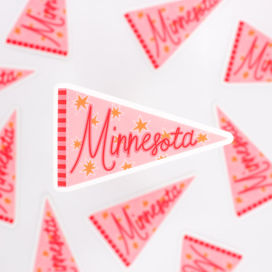 Minnesota Pennant Sticker