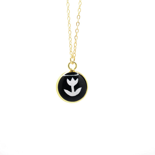 Emo Flower Necklace
