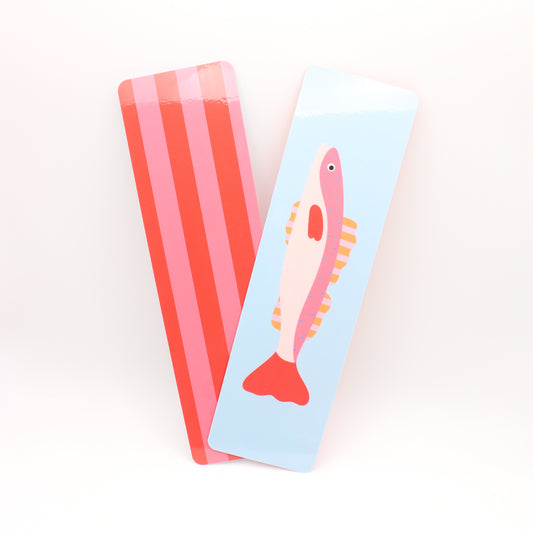 Pink Fish Bookmark
