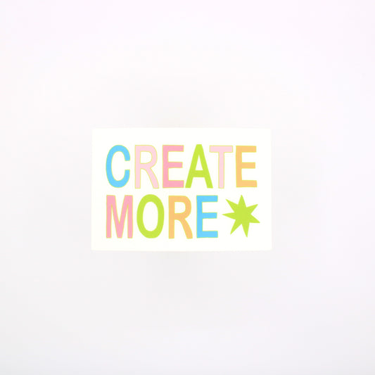 Create More Sticker