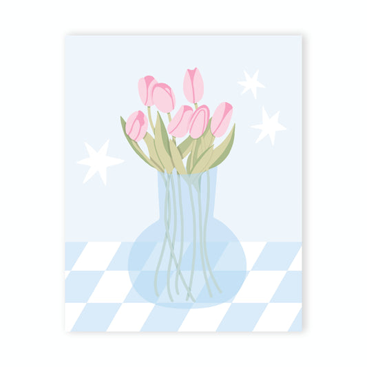 Tulip Vase Print